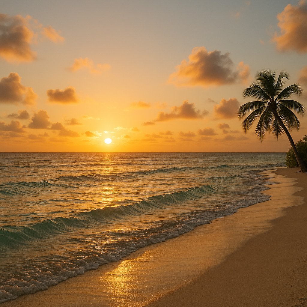 Golden Maldives Sunrise