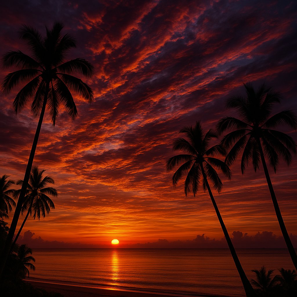 Koh Samui Ember: Sunset Over the Gulf