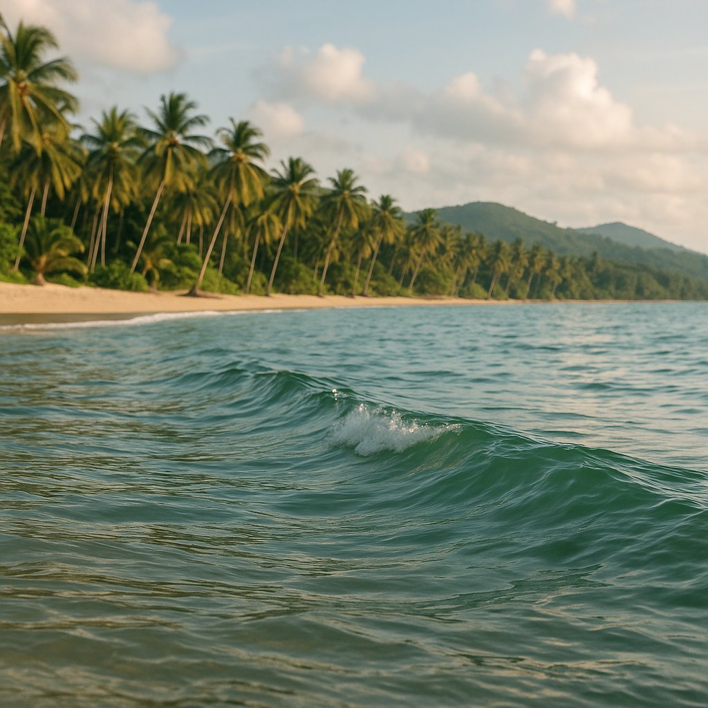 Koh Samui Shoreline at Water Level