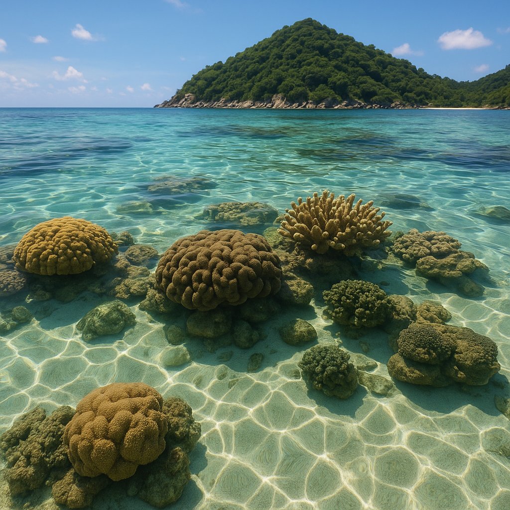 Koh Tao Shallow Reef — Sunlit Coral Garden