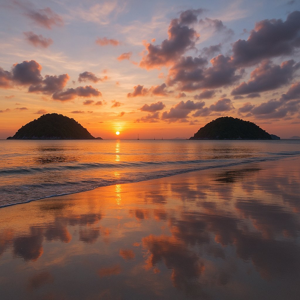 Koh Tao Sunset Reflections