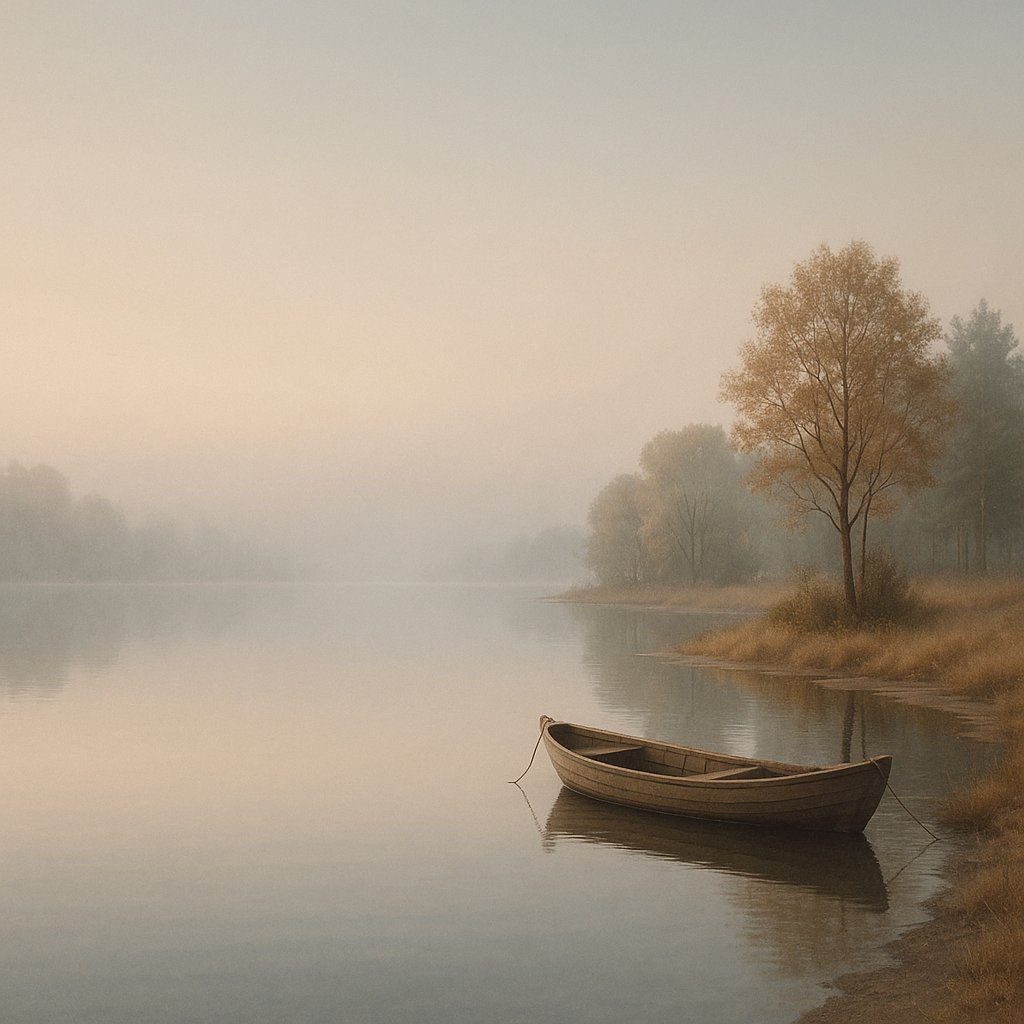 Misty Morning at the Lake