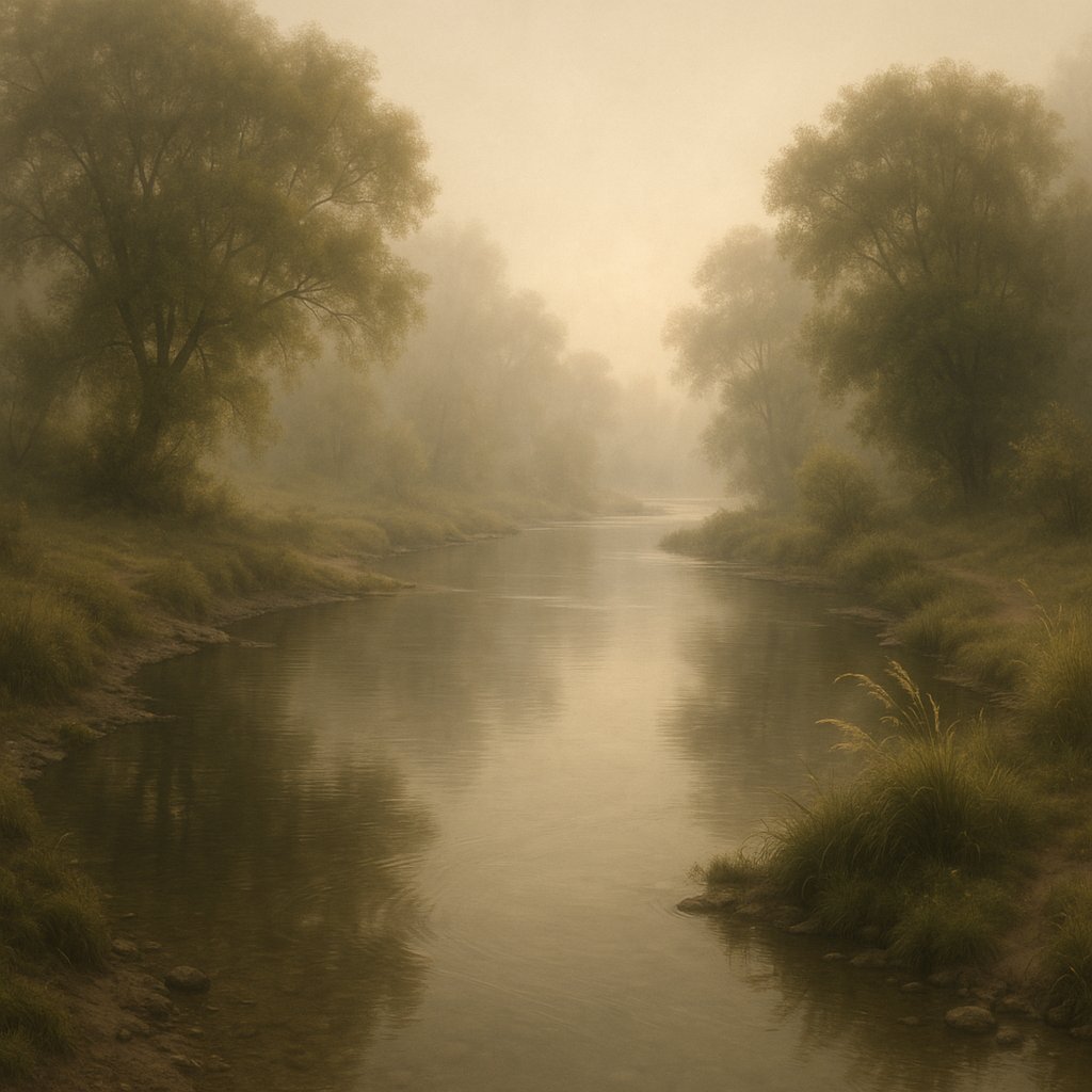 Misty Morning on the River