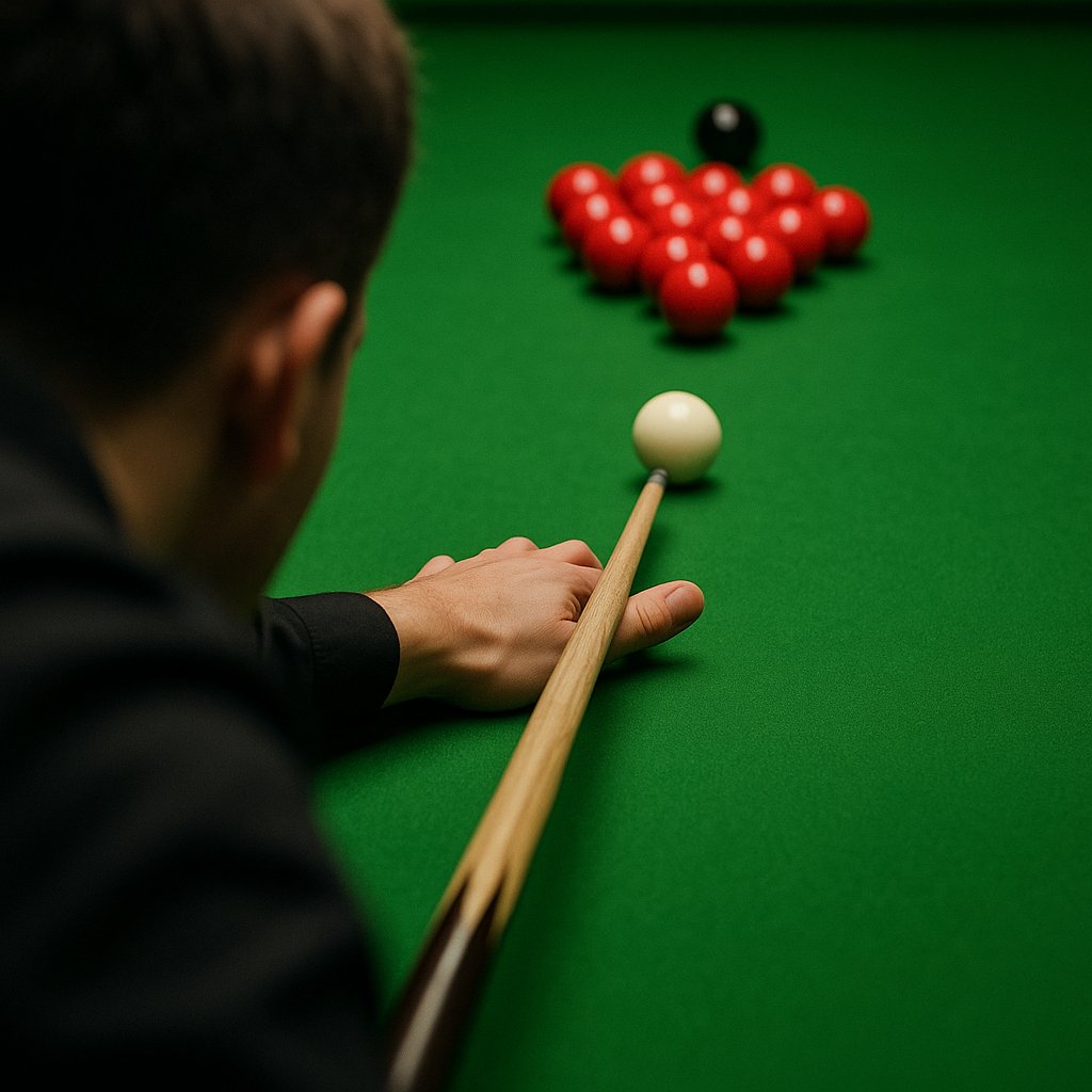 Over-Shoulder Snooker Break Shot