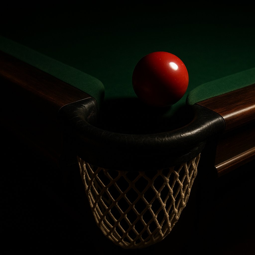 Teetering Red — Snooker Corner Pocket