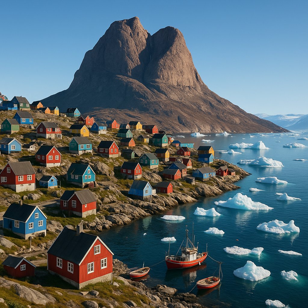 Núi Trái Tim Uummannaq và Vịnh Băng Giá