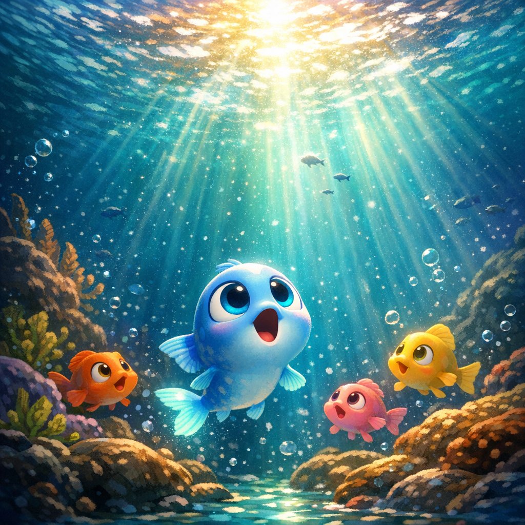 First Light: Tiny Fish Discover the Surface