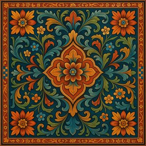 Intricate Floral Symmetry