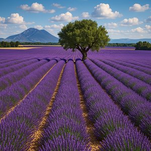 Vibrant Lavender Fields of Provence
