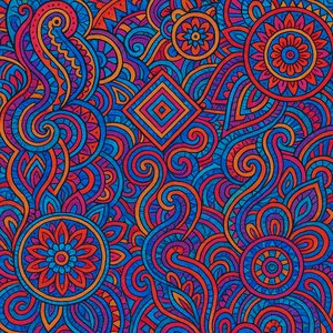 Vibrant Psychedelic Patterns