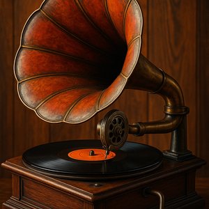 Vintage Gramophone Charm