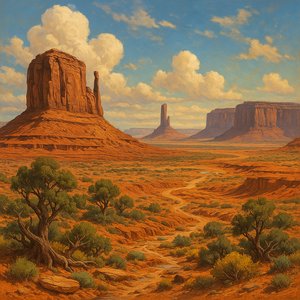Majestic Desert Monuments