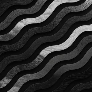 Monochrome Wavy Patterns