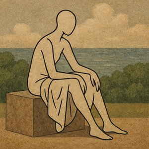 Serene Minimalist Line Art