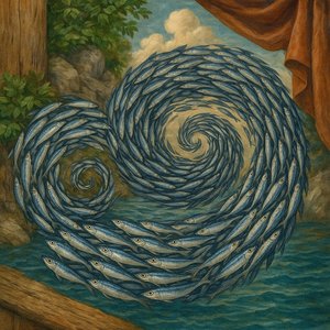 Swirling Sardine Spiral