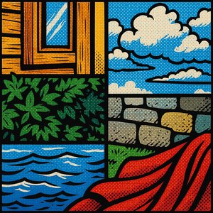 Vibrant Pop Art Comic Panel