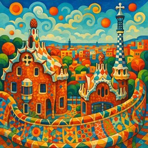 Imaginative Pop-Surrealism of Park Güell
