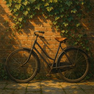 Vintage Bicycle by Ivy-Clad Wall