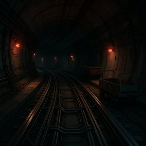 Abandoned Transit: Emberlit Tunnel