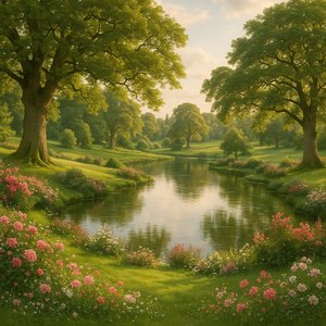 Afternoon in an English Garden