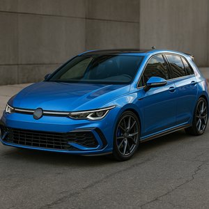 Dynamic Blue Sports Hatchback — Street Performance