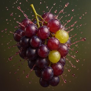 Exploding Grape Cluster