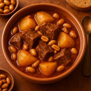 Hearty Massaman Beef Curry with Potatoes and Peanuts