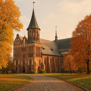 Kaliningrad Cathedral in Autumn Light