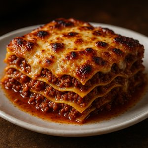 Lasagna al Forno with Bubbling Golden Crust
