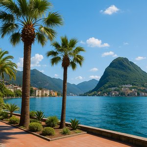 Lugano Lakeside Promenade