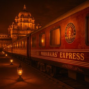 Maharajas' Express ยามราตรี: หรูหราในแสงโคม