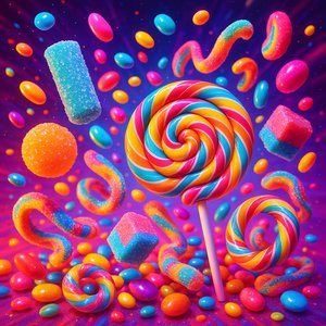 Neon Candy Explosion