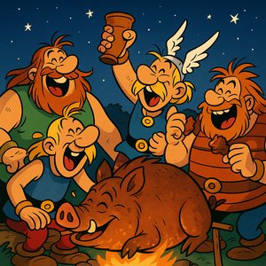 Night of the Boar: Gaulish Feast Under the Stars