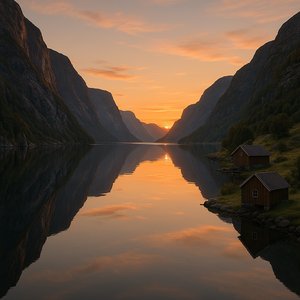 Norwegian Fjord Evening