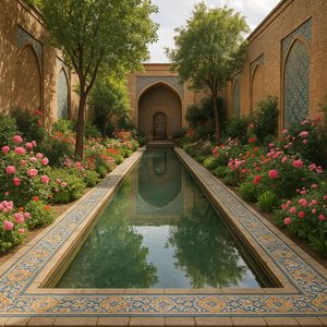 Persian Courtyard Reflecting Pool