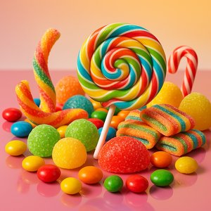 Rainbow Lollipop Delight