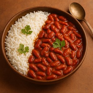 Rajma Masala with Steamed Basmati Rice