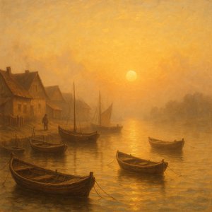 Sunrise at the Fishing Quay