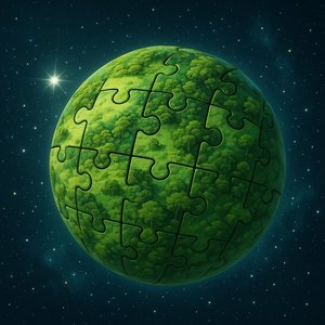 Terraformed Puzzle Planet
