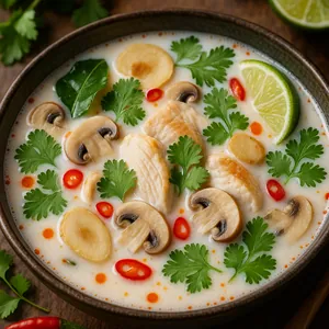Tom Kha Gai Creamy Coconut Chicken Soup