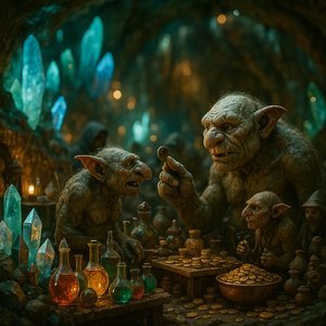 Troll Market Beneath the Mountain