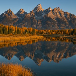 Autumn Reflections at Grand Teton