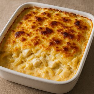 Bacalhau com Natas — Golden Baked Cod in Creamy Gratin