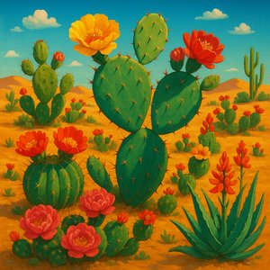 Blooming Desert: Indian Cacti & Succulents