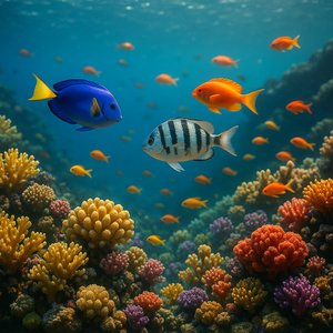 Bright Coral Reef Harmony