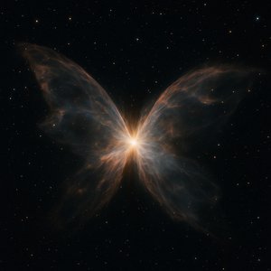 Butterfly Nebula — Translucent Wings of a Dying Star
