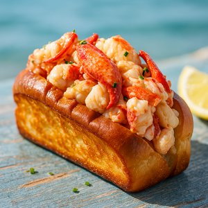 Buttery Lobster Roll with Juicy Lobster Meat