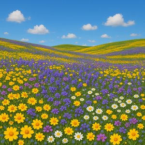 Carpet of Indian Wildflowers