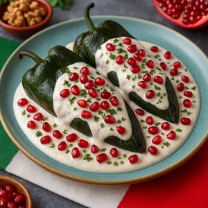 Chiles en Nogada — Elegant Patriotic Plating