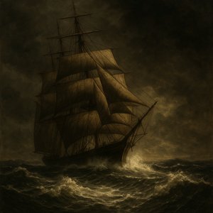 Clipper in the Tempest (Vintage Cinematic Study)